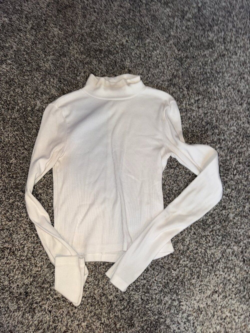 White turtleneck Long-Sleeve